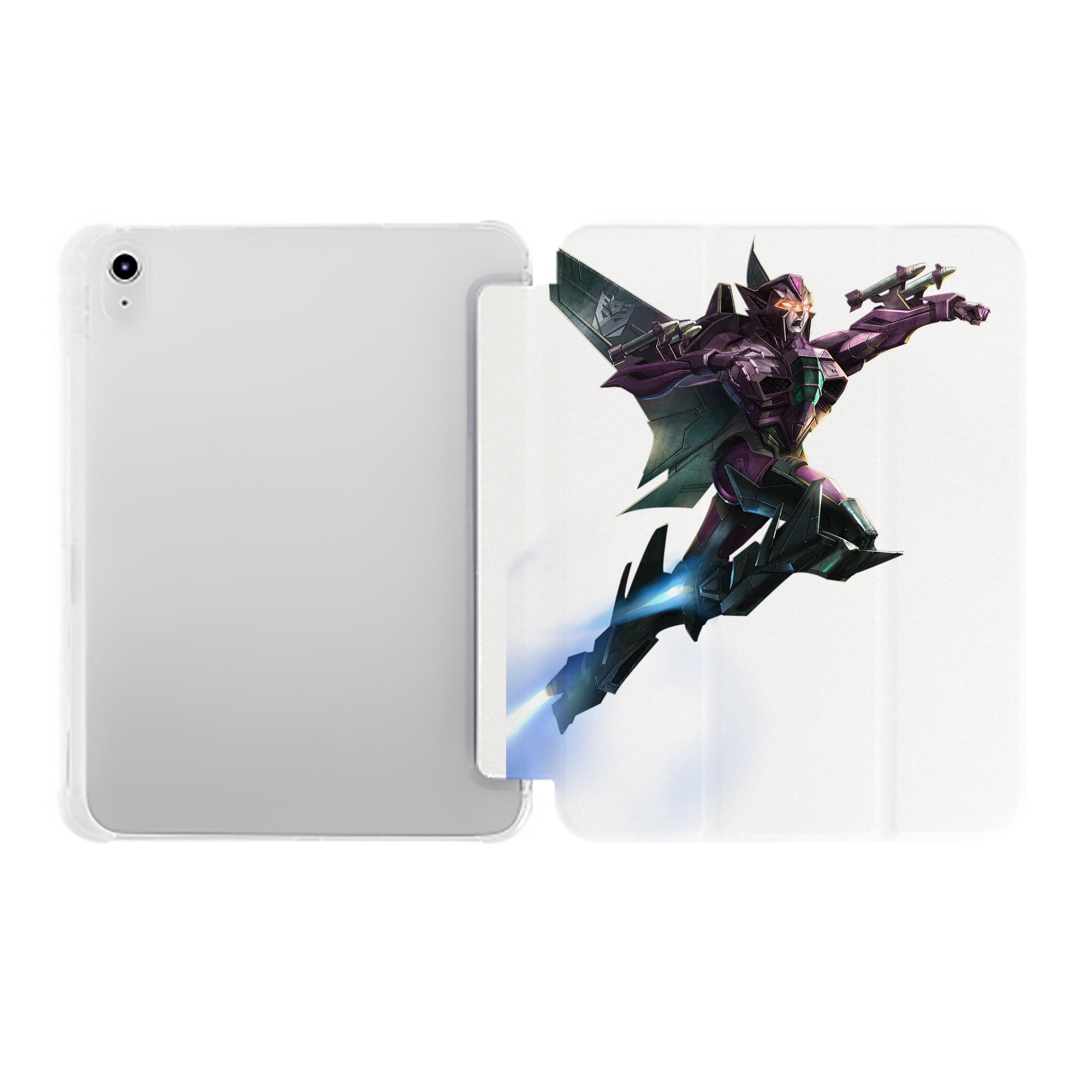 （画像用）  IPad ケース ペン収納付き 三つ折りスタンド PUレザー×シリコン 対応機種9.5/10.5/10.9インチ